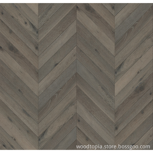 Oak Engineered chevron parquet flooring UV Oiled